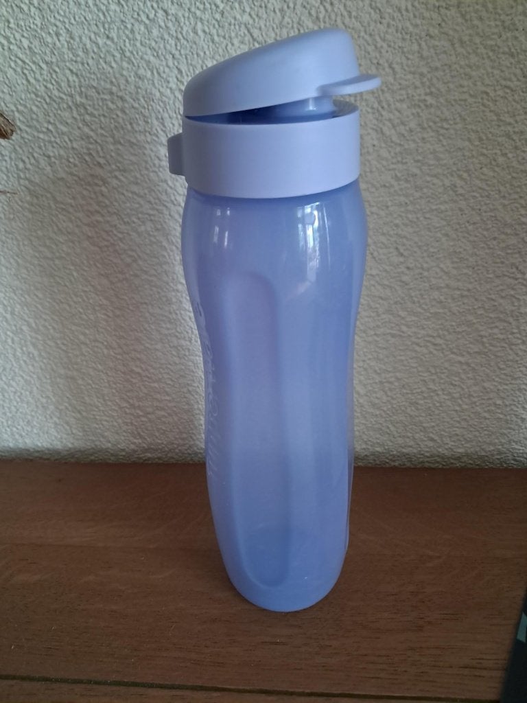 Tupperware eco Bidon drink fles 750 ml Lila, Ophalen of Verzenden, Drinkfles, Met deksel, Nieuw
