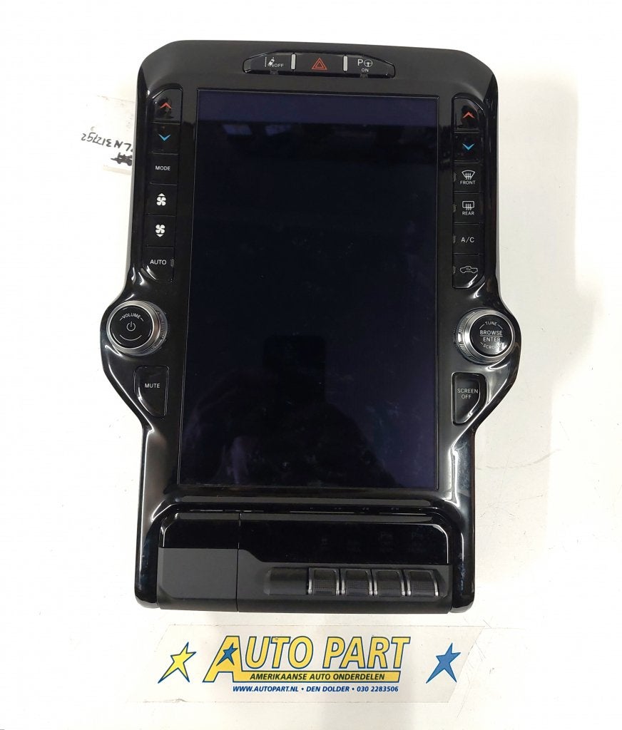 Dodge Ram pickup media display 12" 2019-2021, Gebruikt, PO Box 21-8004 | Auburn Hills, MI 48321-8004, Amerikaanse onderdelen, Ophalen of Verzenden