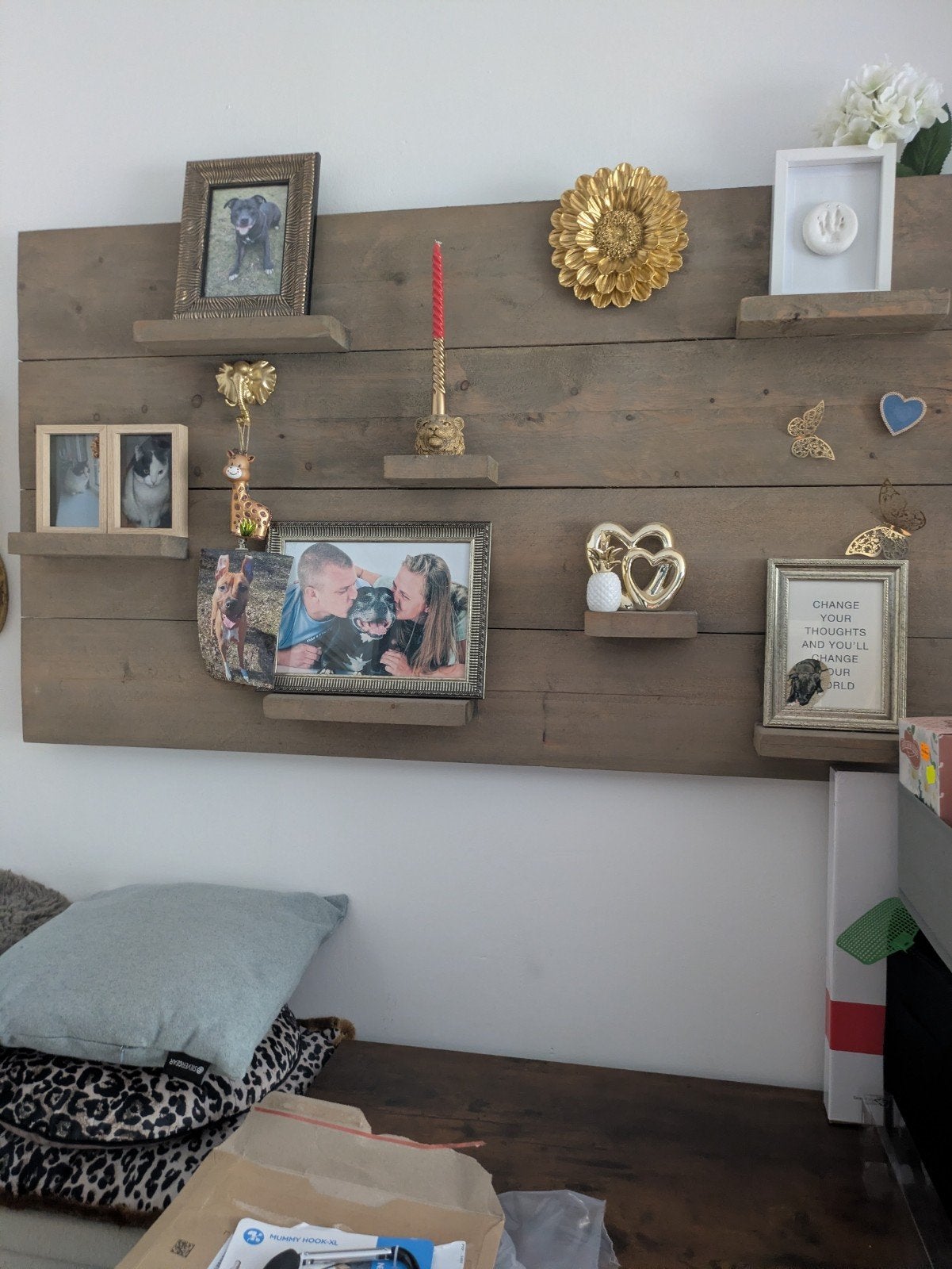 wanddecoratie, Ophalen
