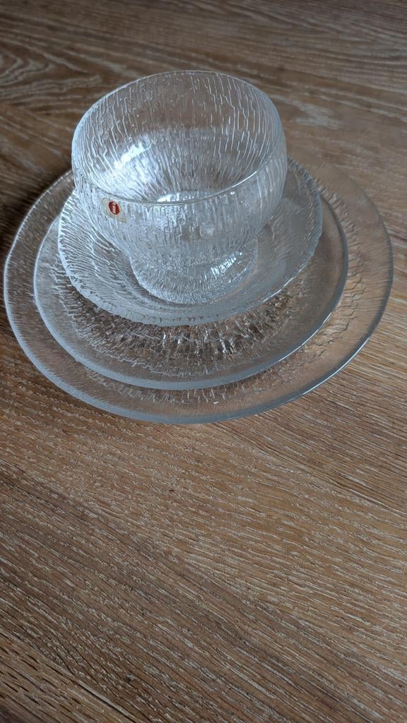 Iittala Solaris glaswerk set - Tapio Wirkkala design, Ophalen of Verzenden
