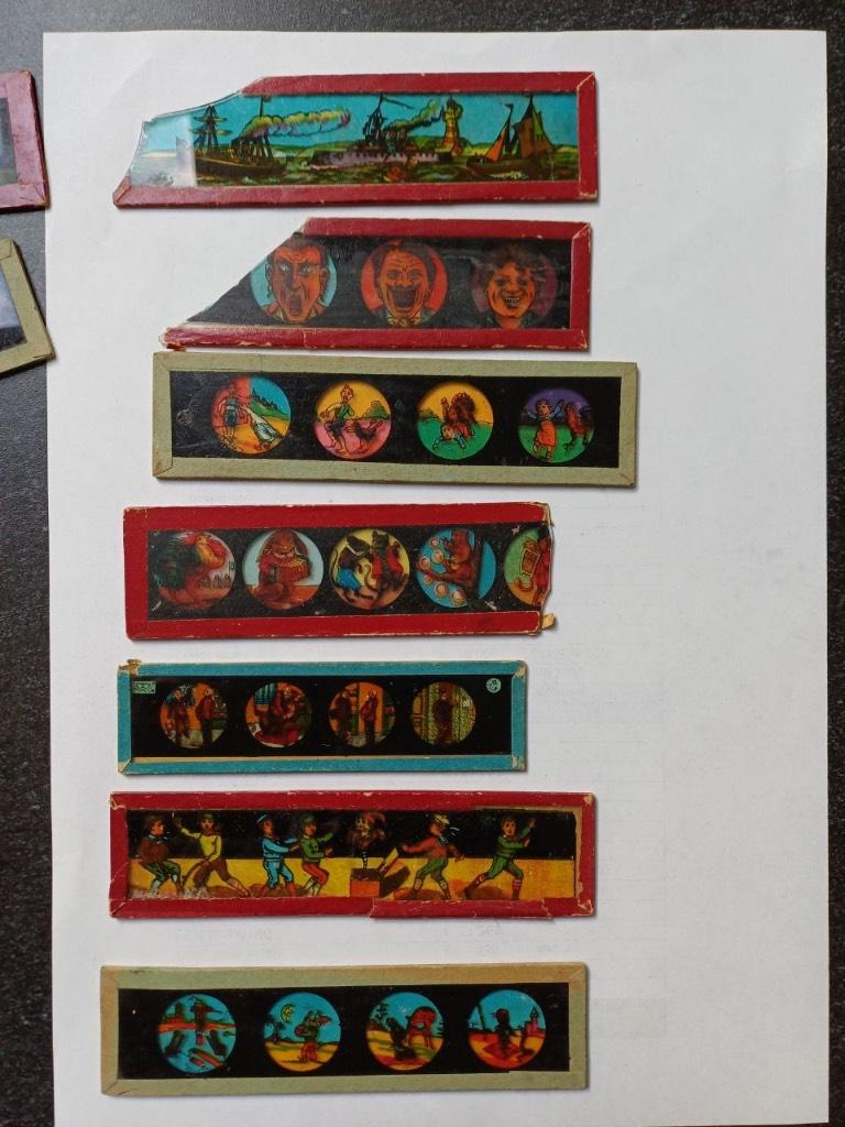 Toverlantaarn glasplaatjes, -, -, Overige typen, Ophalen of Verzenden