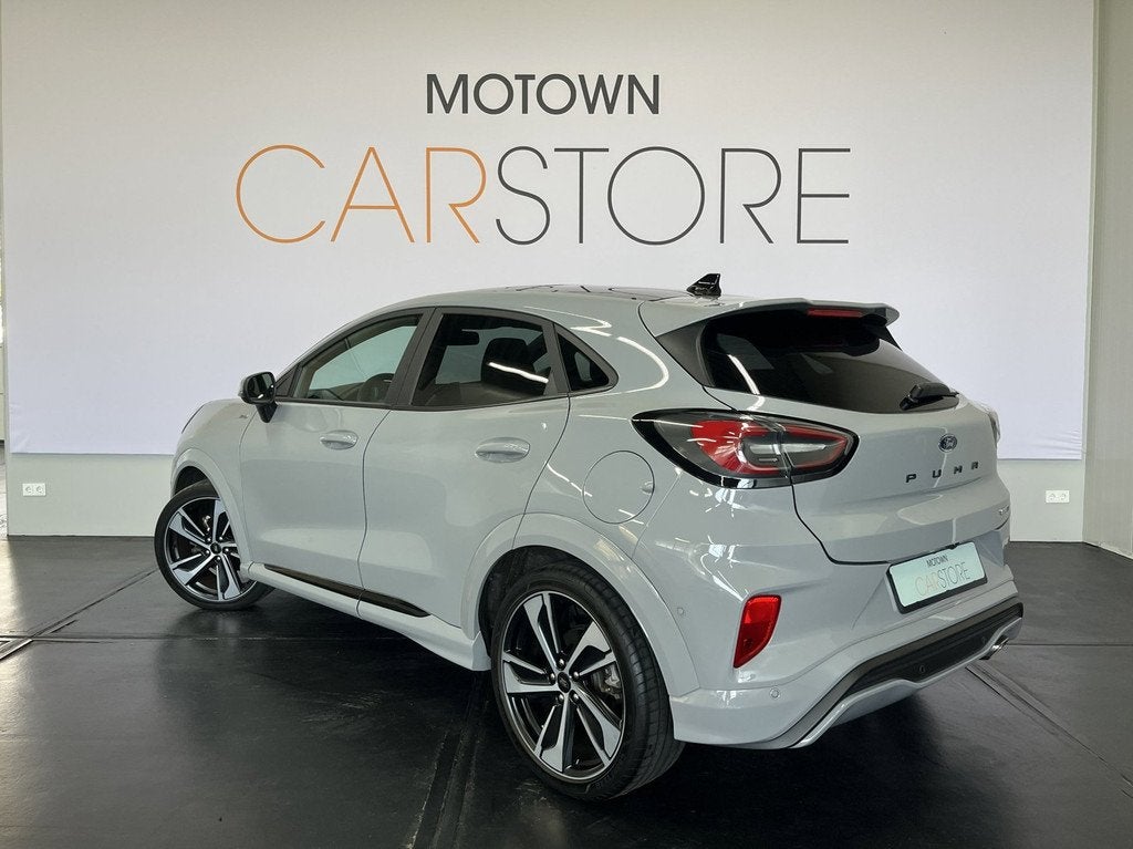 Ford Puma ST Line X 155Pk Pano Leder Massage 19 inch, Zwart, Bedrijf, 165 pk, Hybride Elektrisch/Benzine