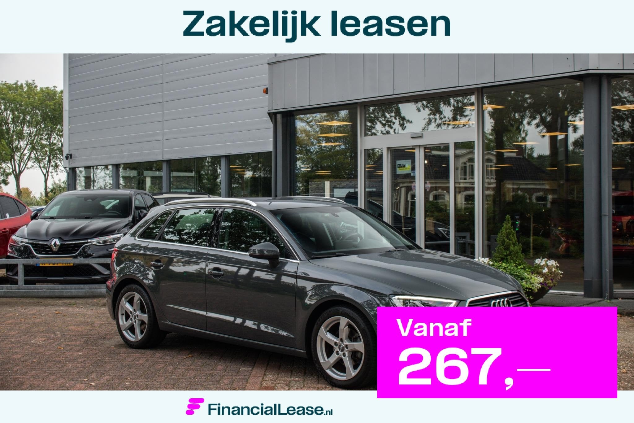 Audi A3 Sportback 1.0 TFSI Sport Lease Edition | Rijklaar |, 12 maanden, Stof, Gebruikt, 116 pk