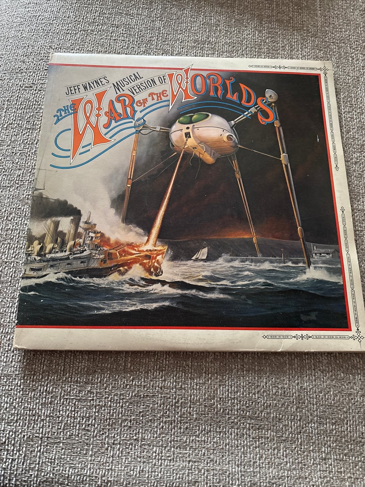Jeff Wayne's Musical Version of The War of the Worlds LP, Ophalen of Verzenden, Gebruikt, Album, Inclusief boekje