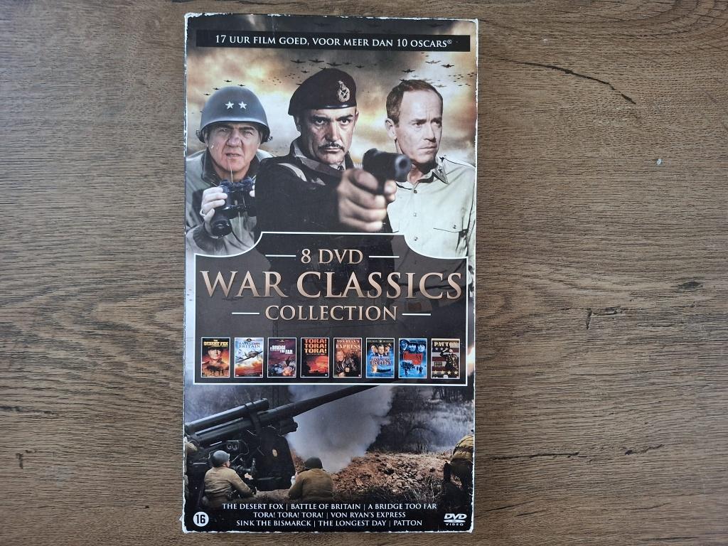 DVD-Box : War Classic collection !!, Vanaf 12 jaar, Ophalen of Verzenden, Gebruikt, Oorlog