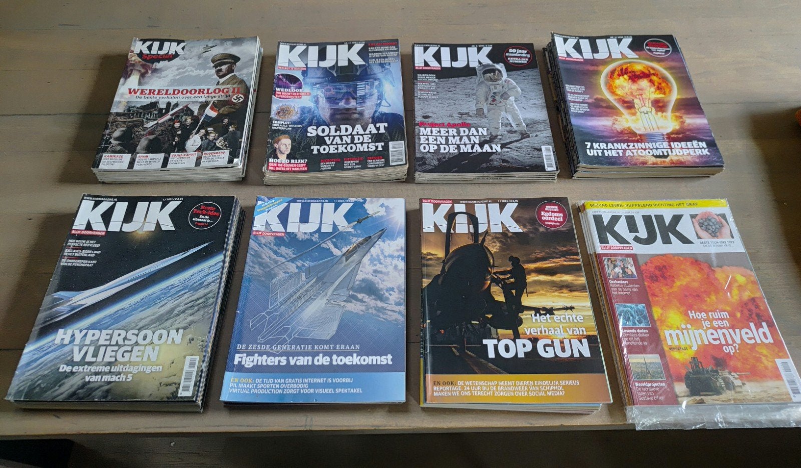 Diverse KIJK jaargangen 2016 + 2019-2024, Verzamelen, Tijdschriften, Kranten en Knipsels, Ophalen, 1980 tot heden, Tijdschrift