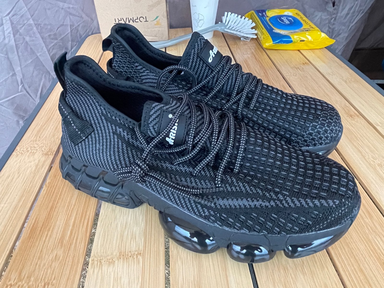 NIEUW: werkschoenen met stalen neus, Zwart, Nieuw, Ophalen of Verzenden, Werkschoenen