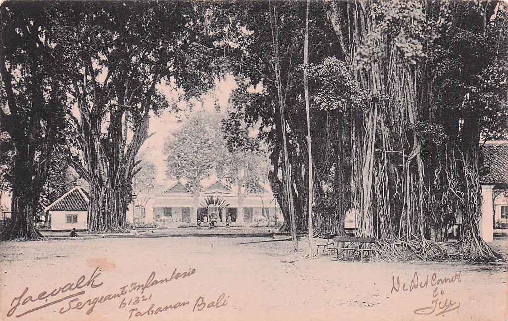 Nederlands Indië Bali - Tabanan (gel. 1908), Ophalen of Verzenden, Voor 1920, Gelopen, Buiten Europa