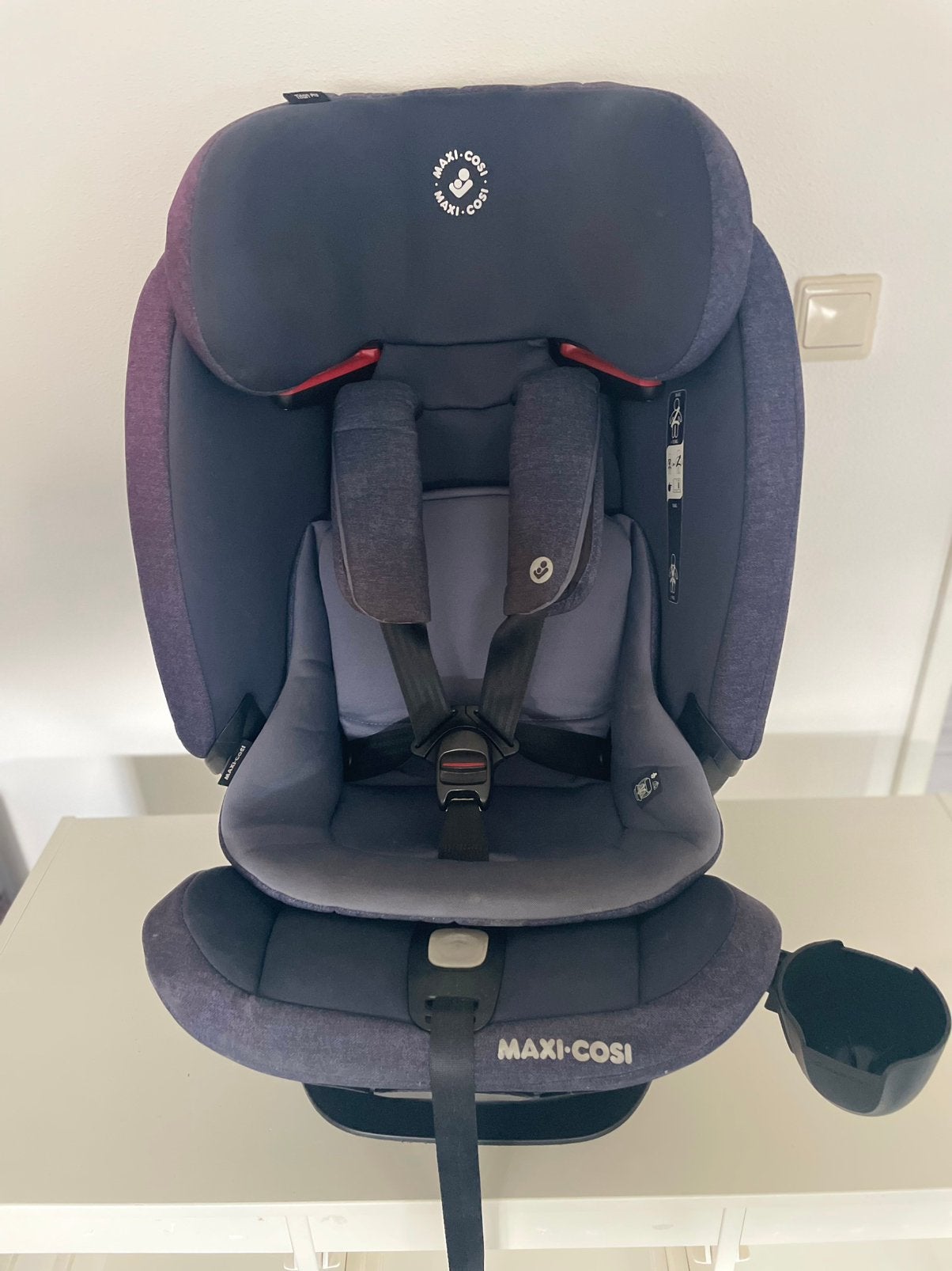 Maxi-Cosi Titan Pro Autostoel, Kinderen en Baby's, Autostoeltjes, Ophalen, Autogordel of Isofix, Gebruikt, Verstelbare rugleuning