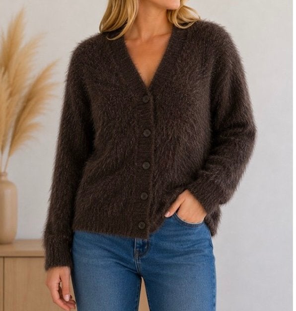 Red Button vest Fuzzy espresso dames winter mt XXL, Kleding | Dames, Ophalen of Verzenden, Zo goed als nieuw, Maat 46/48 (XL) of groter