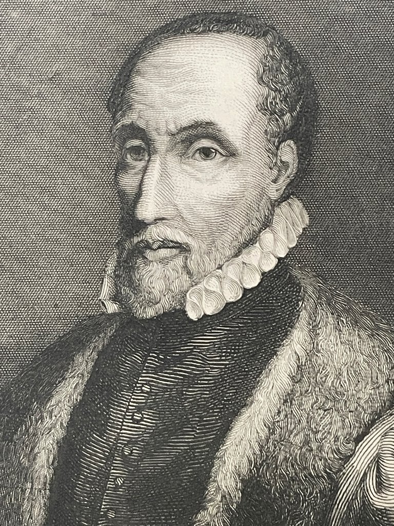 Joachim Hopperus (1523 - 1576) / O U D - P0693, Ophalen of Verzenden, Ets, 1700 - 1799