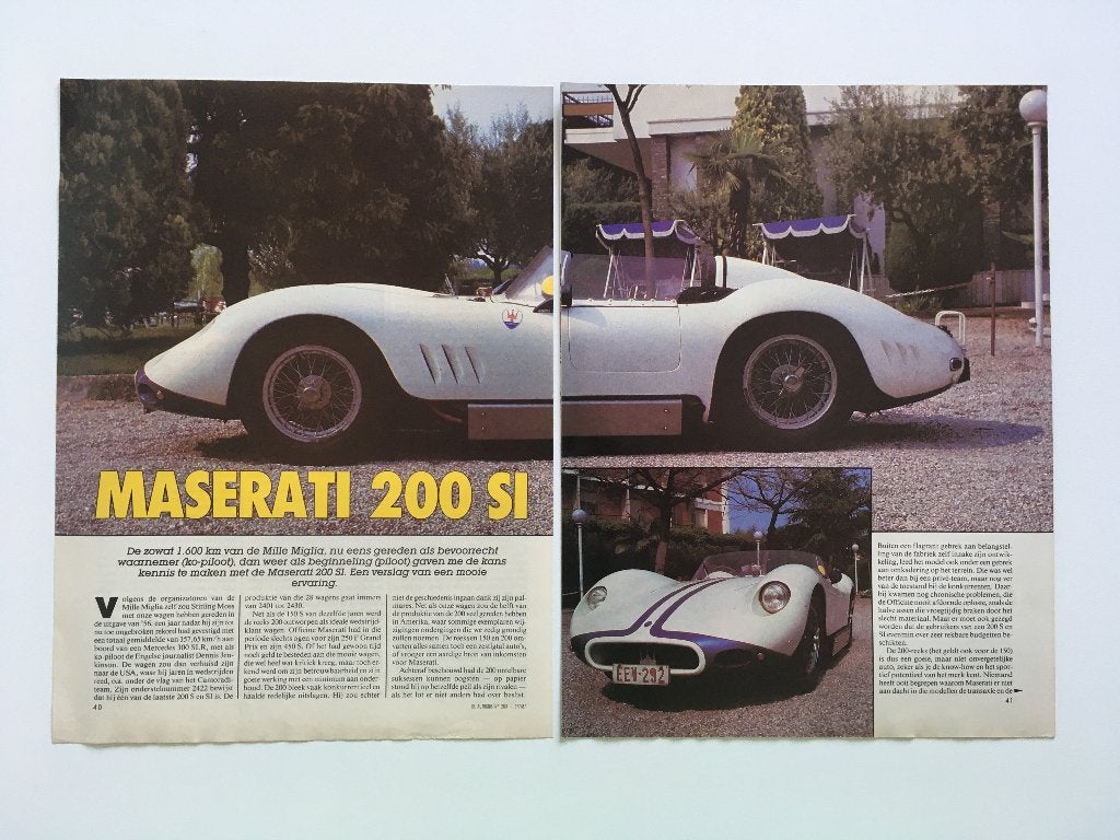 Artikel Maserati 200SI, Ophalen of Verzenden, Zo goed als nieuw, Overige merken