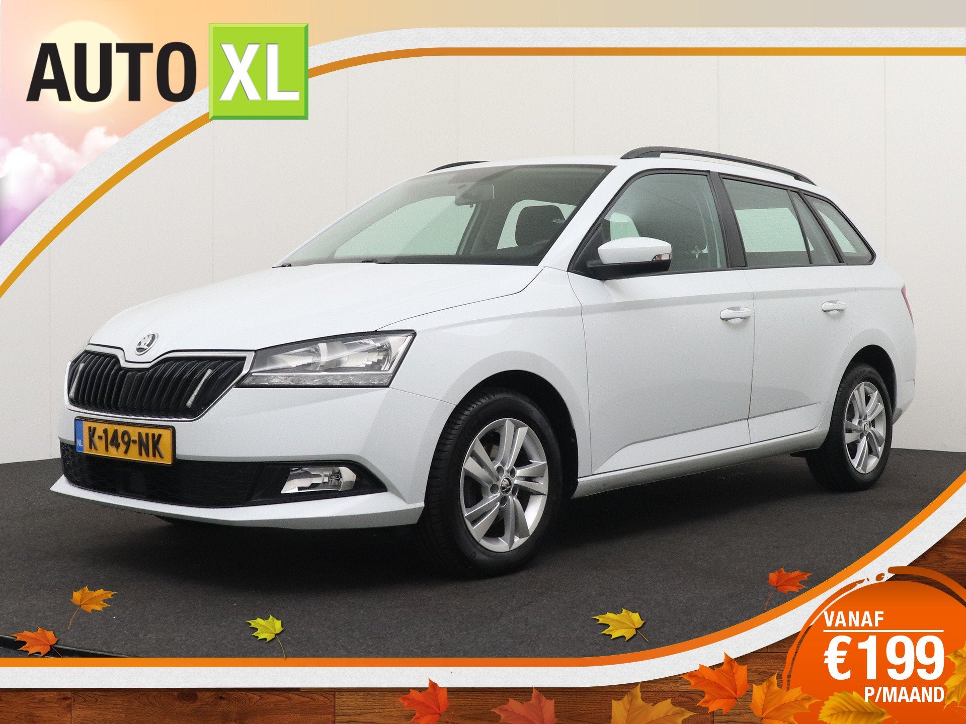 Skoda Fabia Combi 1.0 96 PK TSI Business Carplay Adapt.Cruis, Auto's, Voorwielaandrijving, Dealer onderhouden, Stof, Gebruikt
