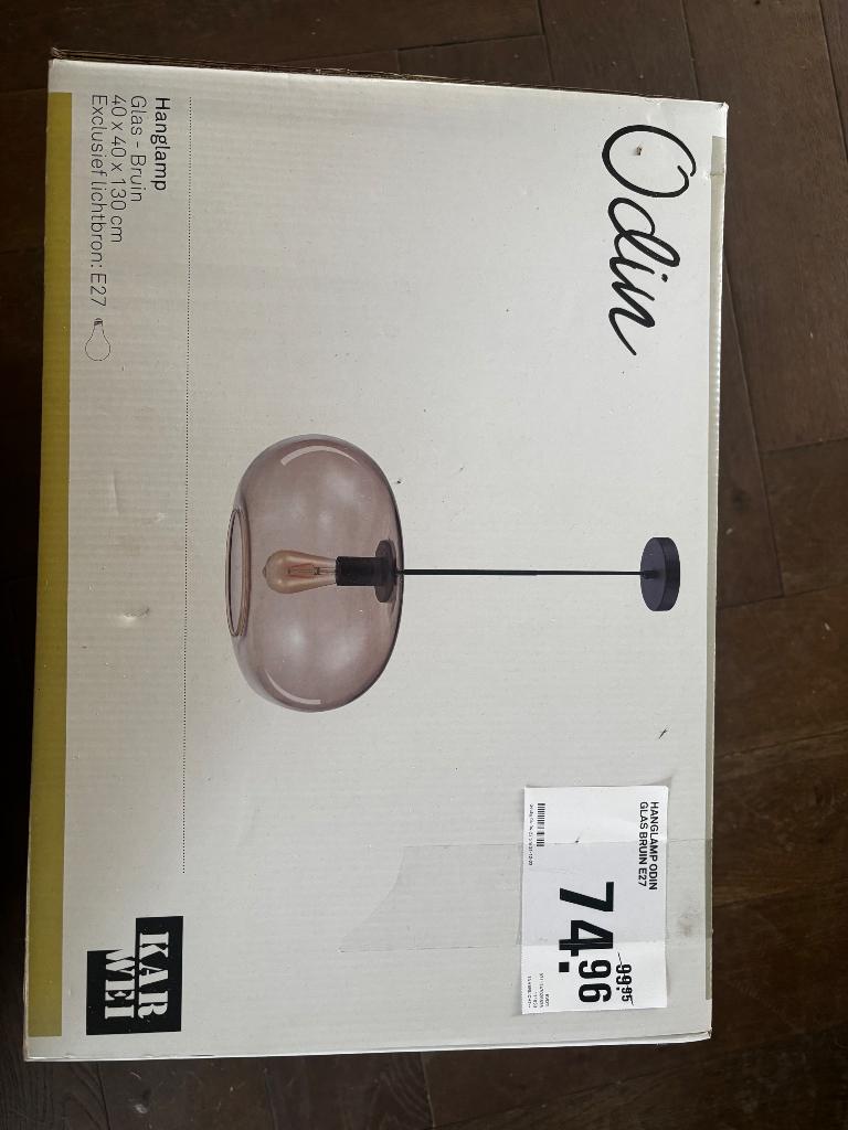 Hanglamp, Ophalen, Nieuw, Glas, Minder dan 50 cm