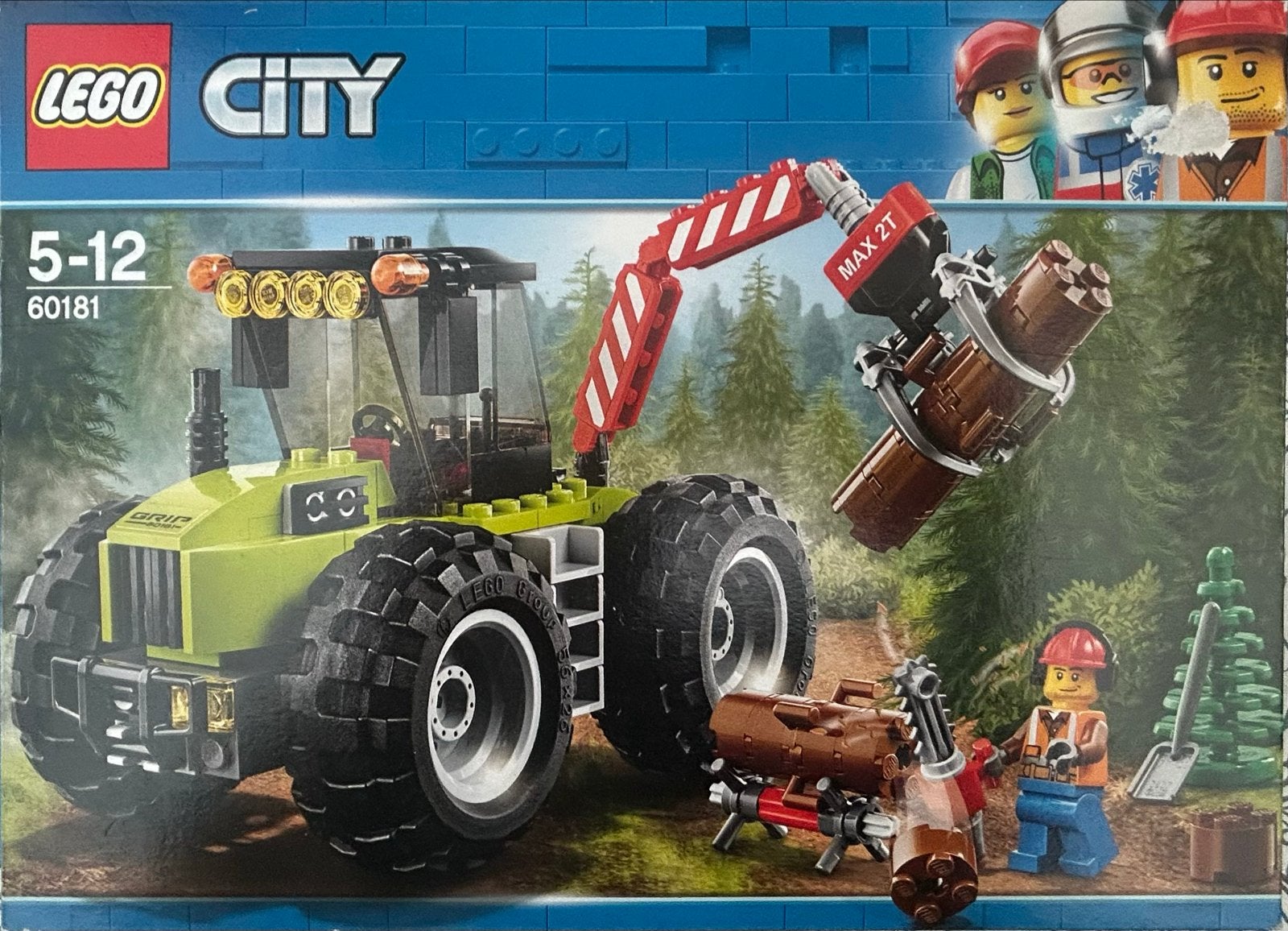 Lego City 60181 Bosbouwtractor - Nieuw in doos, Ophalen of Verzenden, Nieuw, Lego