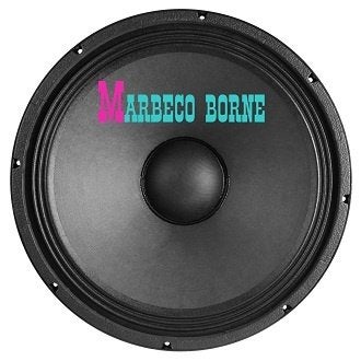 Subwoofer chassis speaker, 18" aluminium gegoten woofer