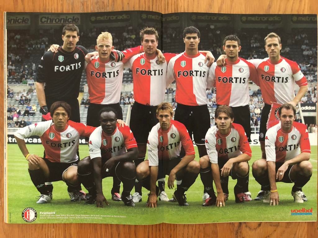 Mooie poster Feyenoord Rotterdam seizoen 2004/2005 - VI, Ophalen of Verzenden, Zo goed als nieuw, Feyenoord, Poster, Plaatje of Sticker