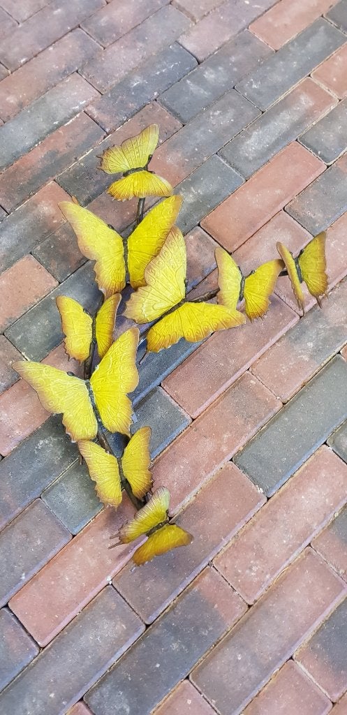ZWERM VLINDERS / BRONS, Nieuw, Info@huisentuindecoratiemarie.nl, Huis en tuin decoratie marie, Dierenbeeld