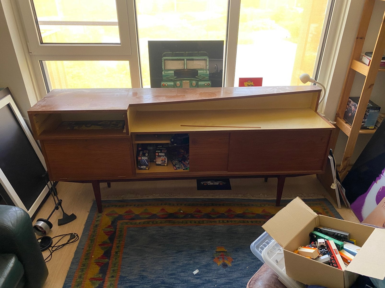 Vintage midcentury design jaren 60 teak dressoir. Pastoe?, Ophalen, Gebruikt