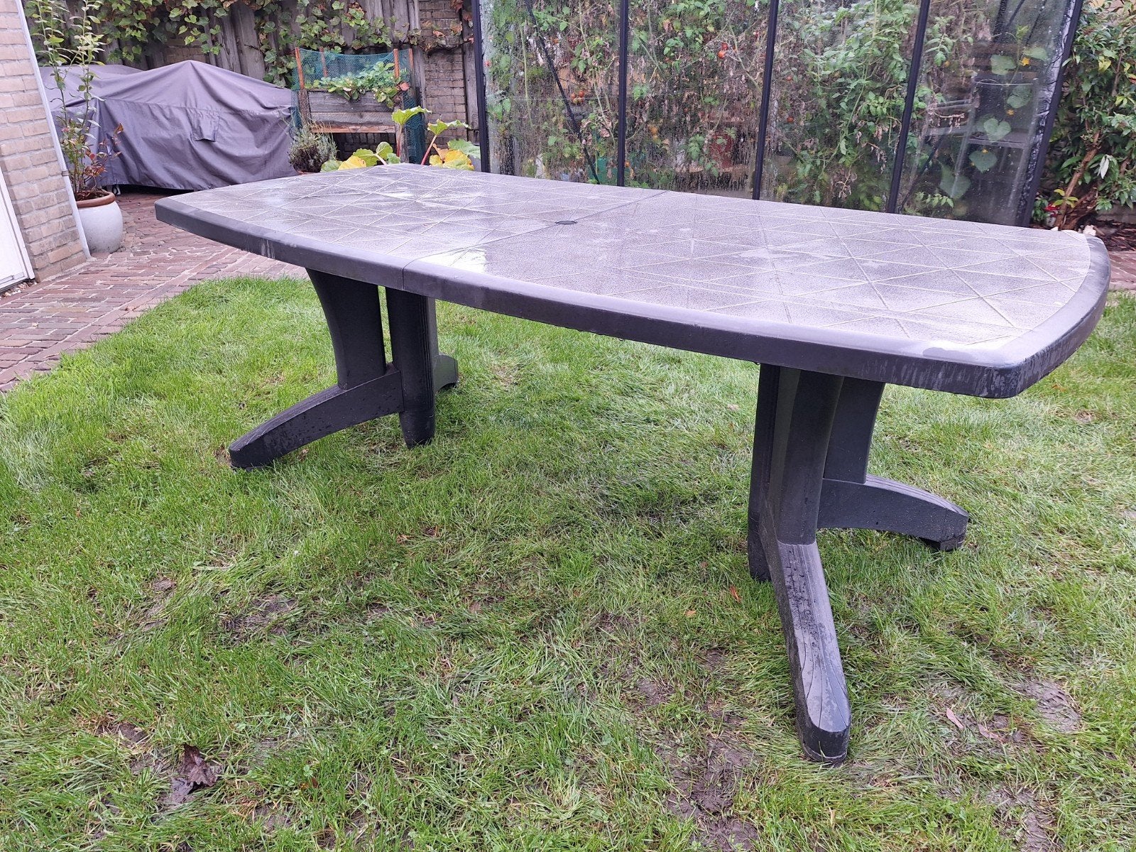 Tuintafel Hartman GRATIS, Ophalen, Gebruikt, Rechthoekig, Kunststof