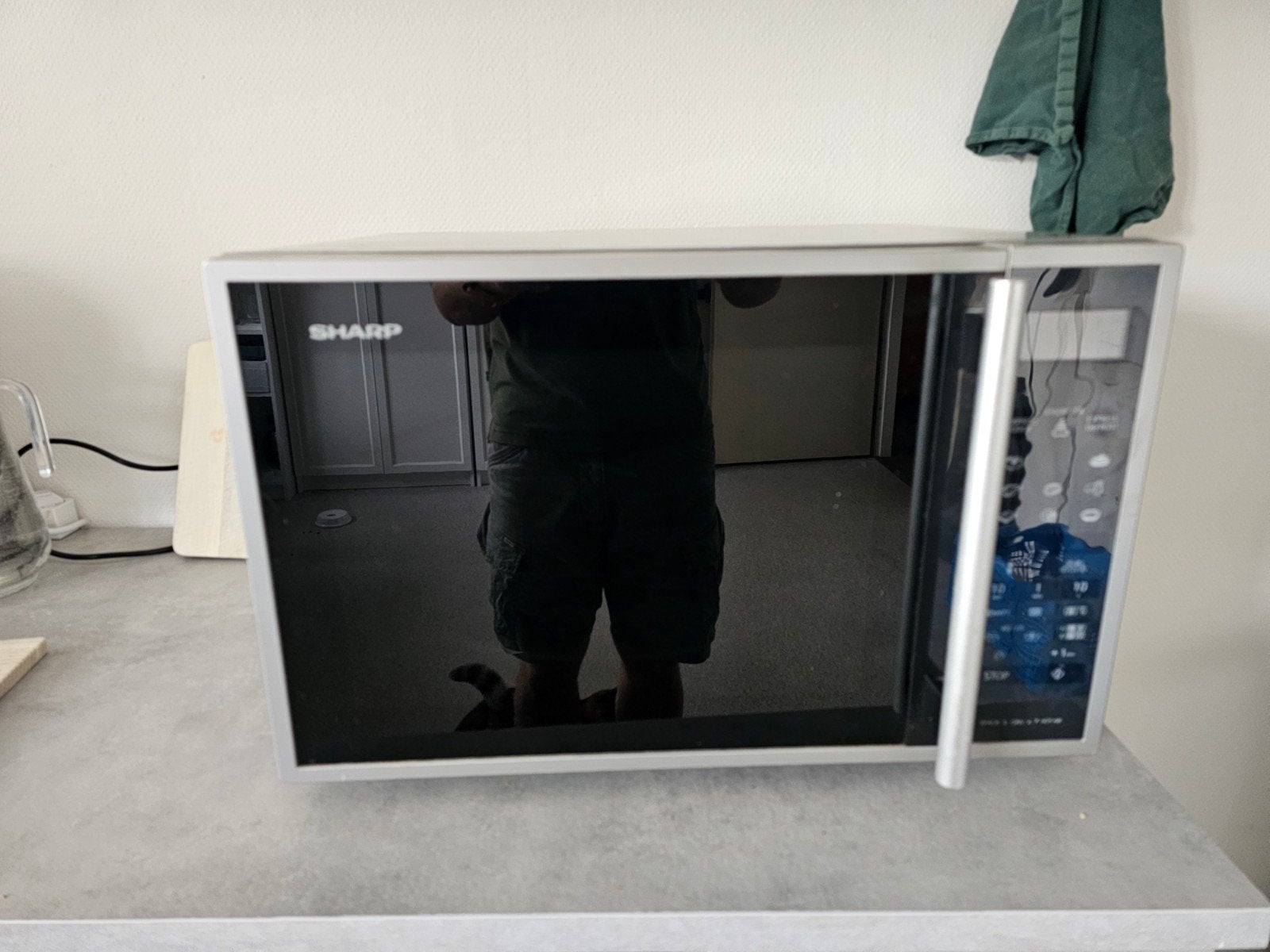 40 liter Sharp (combi) oven magnetron, Ophalen, Minder dan 45 cm, Gebruikt, Combi-oven