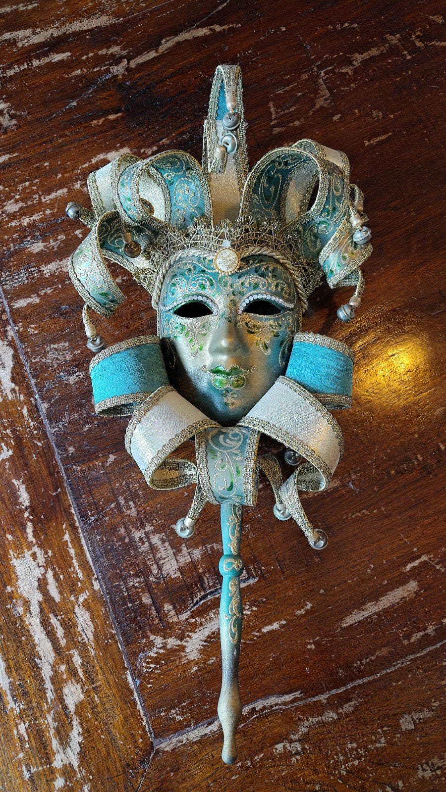 Venetiaans masker - Decoratief en in zeer goede staat, Ophalen of Verzenden, Zo goed als nieuw, Meerkleurig, Klassiek