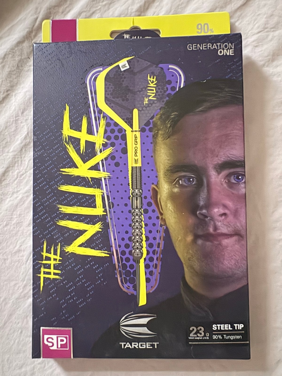 Luke Littler Gen 1 Darts - 23 gram - The Nuke, Sport en Fitness, Ophalen of Verzenden, Zo goed als nieuw, Pijlen