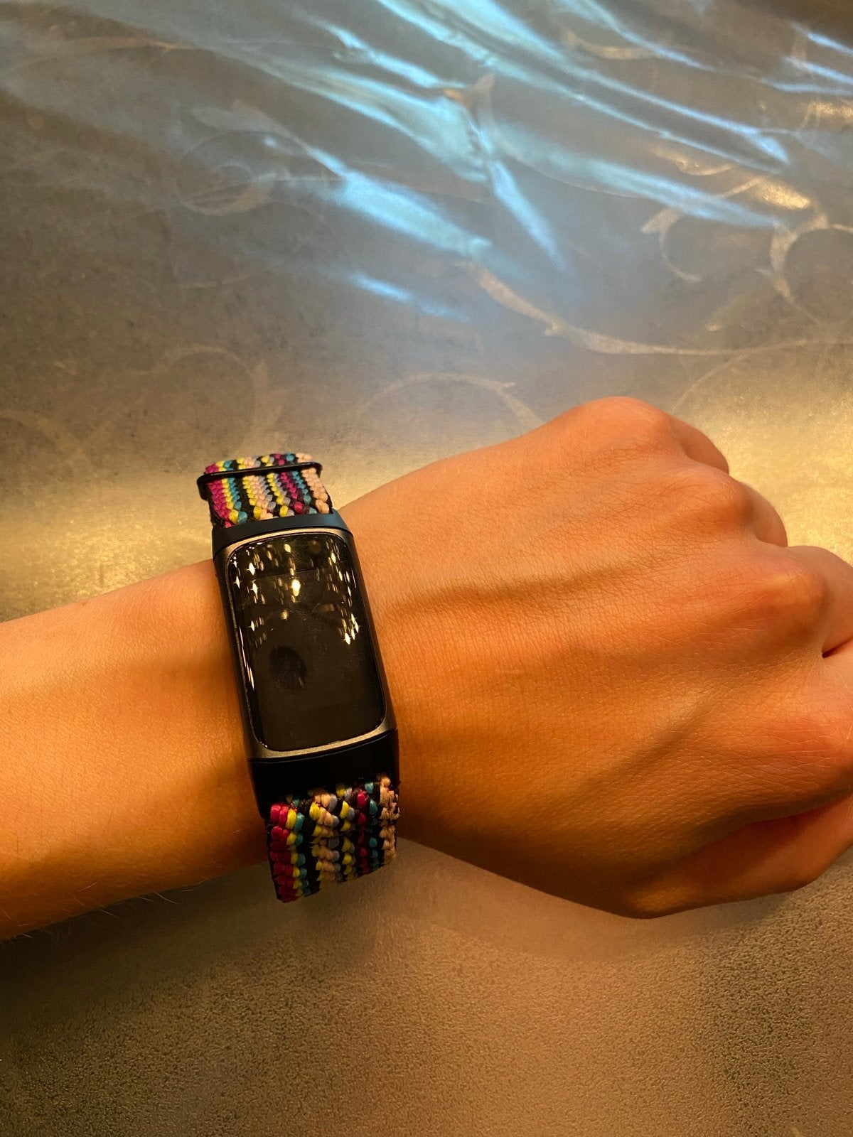 Fitbit Luxe (incl. kleurrijke gevlochten band), Zwart, Ophalen of Verzenden, Zo goed als nieuw, Waterdicht