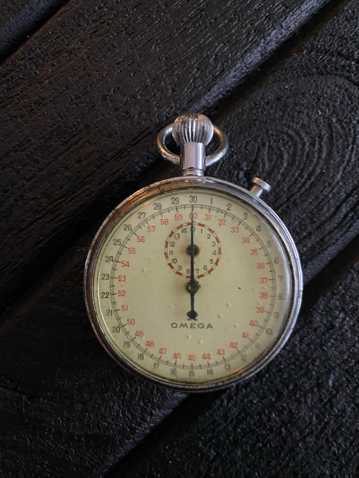 Vintage Omega stopwatch - Goed werkend, Verzamelen, Ophalen of Verzenden