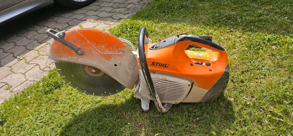STIHL TS 420 doorslijper, Doe-het-zelf en Verbouw, Gebruikt, 70 mm of meer, Kettingzaag, Ophalen of Verzenden