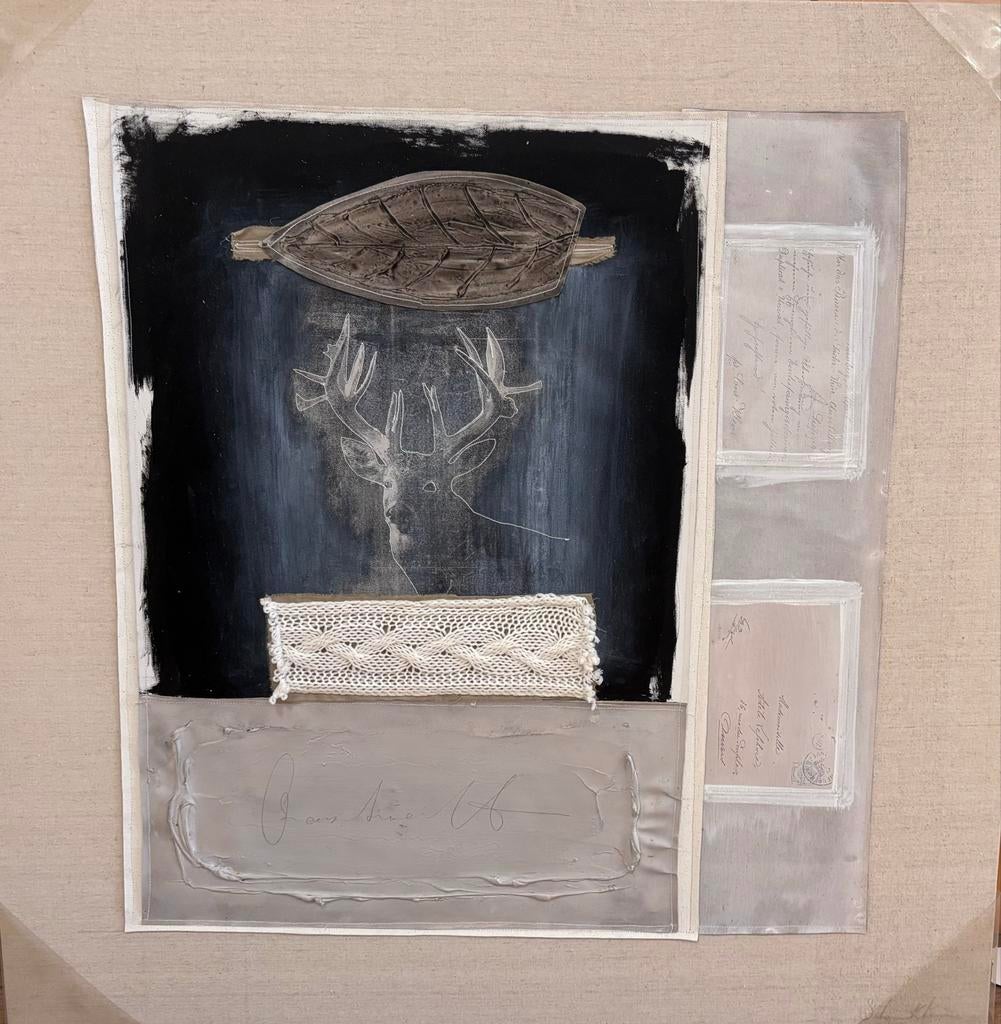 Uniek Schilderij Wanddecoratie van Sabine Kleiren, Oorspronkelijke maker, Nieuw, Ophalen of Verzenden, Schilderij