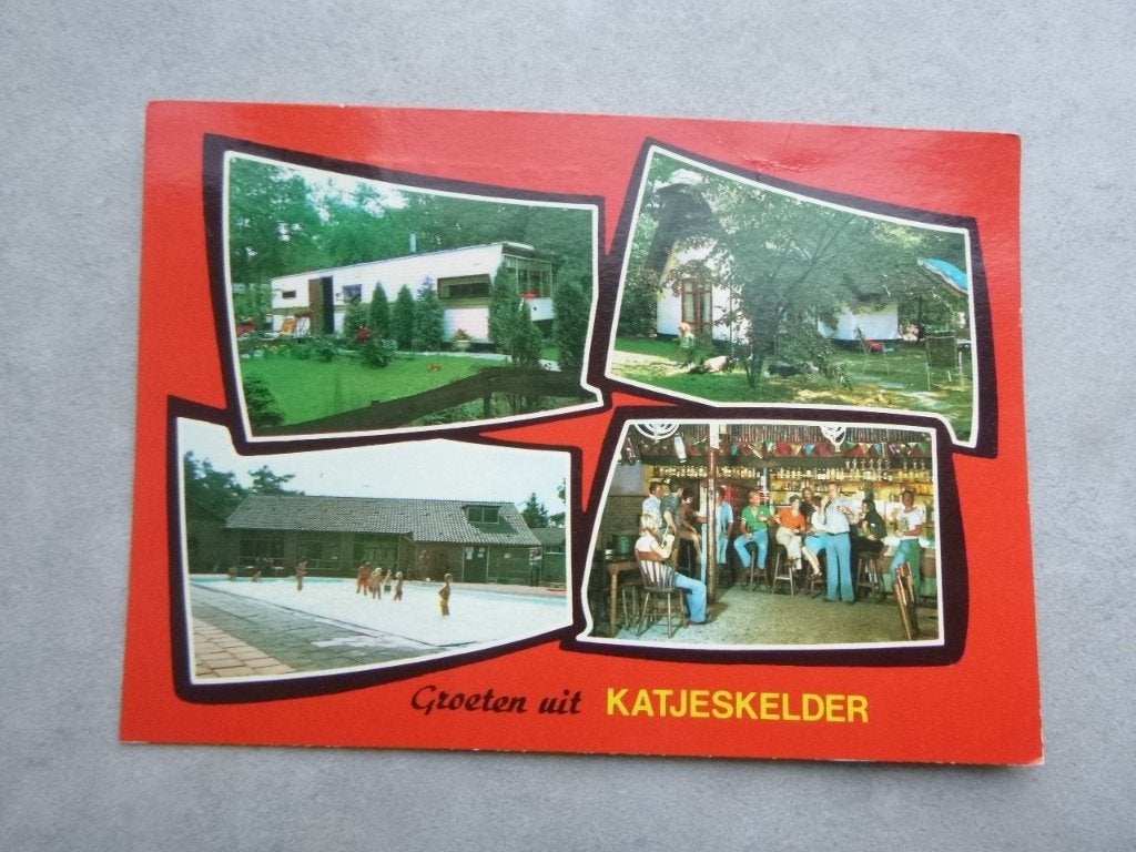 Oosterhout, Katjeskelder/ interieur bar 1980, Verzenden, 1980 tot heden, Gelopen, Noord-Brabant