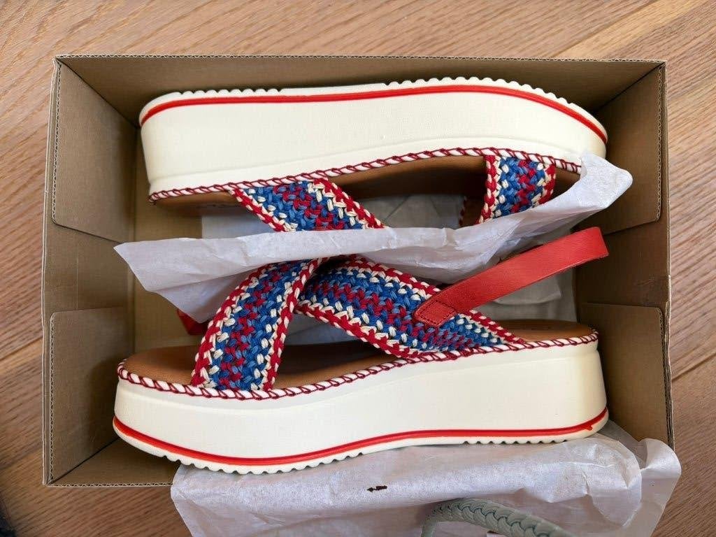 Damessandalen Cypres Ryela maat 41 NIEUW, Nieuw, Oranje, Sandalen of Muiltjes, Ophalen of Verzenden