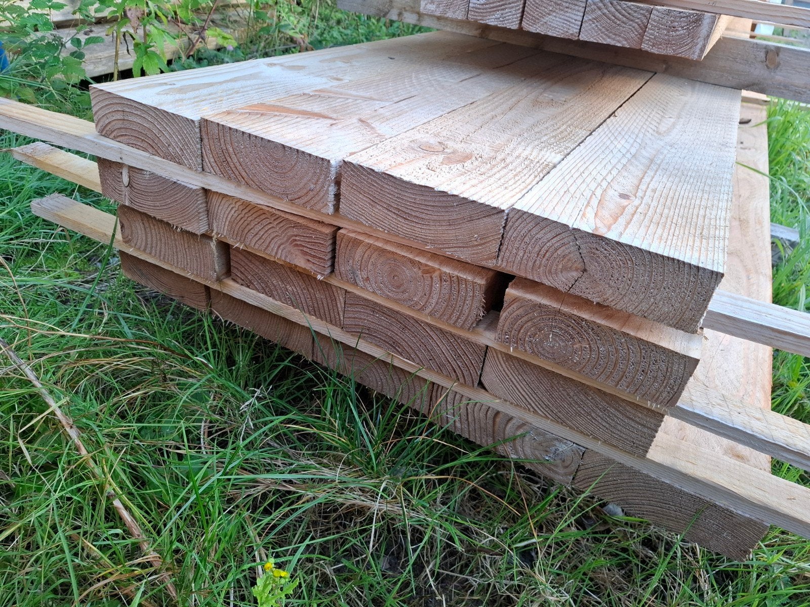 partij 17 st douglas balken 5x15x400 cm bezorgen mogelijk, Ophalen, Nieuw, 250 cm of meer, Balken