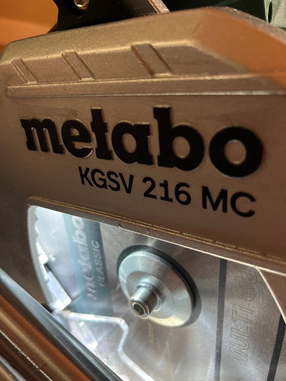 Metabo trek/verstek cirkelzaag, Cirkelzaag, Ophalen of Verzenden, Zo goed als nieuw, 30 tot 70 mm
