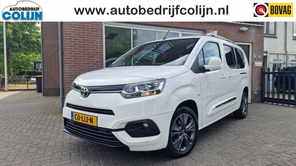 Toyota PROACE CITY Verso 1.2 Turbo Dynamic L2 Long, 7P Autom, Auto's, Dealer onderhouden, Stof, Gebruikt, 1199 cc