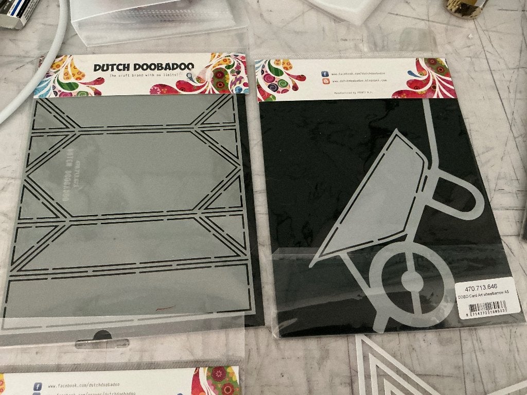 Dutch Doobadoo stencils, Hobby en Vrije tijd, Kaarten | Zelf maken, Verzenden, Zo goed als nieuw, Overige thema's, Pons of Mal