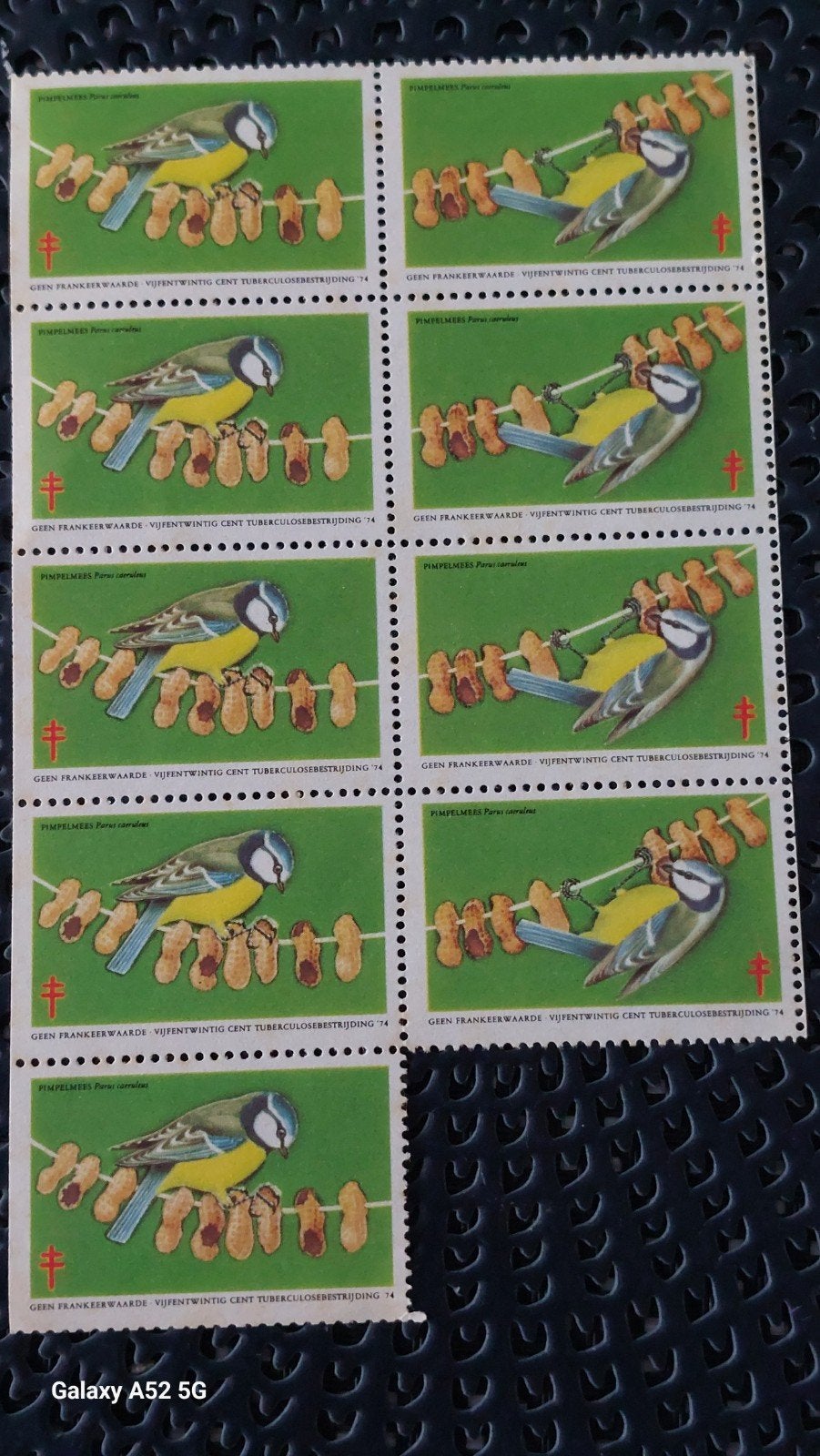 Pimpelmees Nederlandse sluitzegels - TBC bestrijding 1974, Ophalen of Verzenden, Na 1940, Postfris