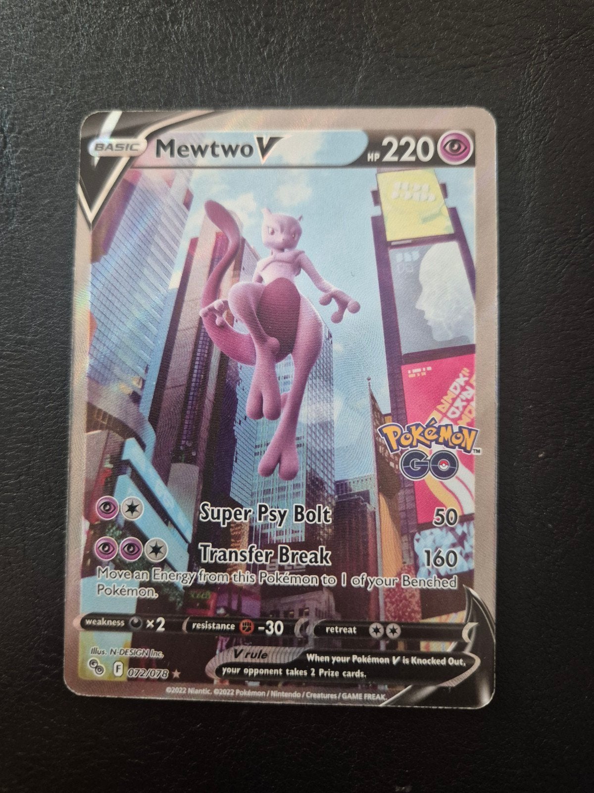 Mewtwo V (PGO 072), Ophalen of Verzenden, Nieuw