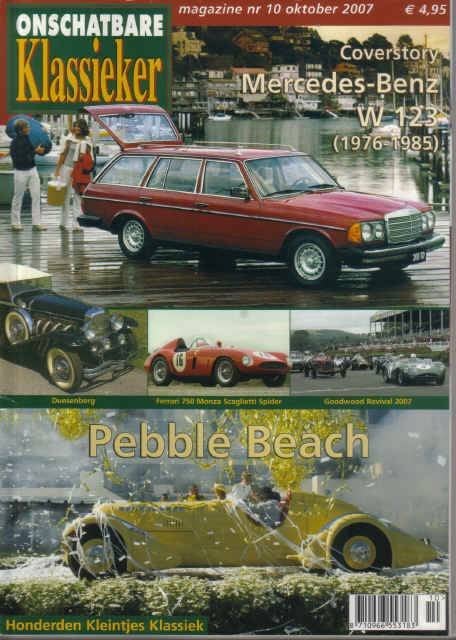 OK 10 2007 : Mercedes Benz W123 - Lotus Esprit - Duesenberg, Ophalen of Verzenden, Gelezen, Algemeen