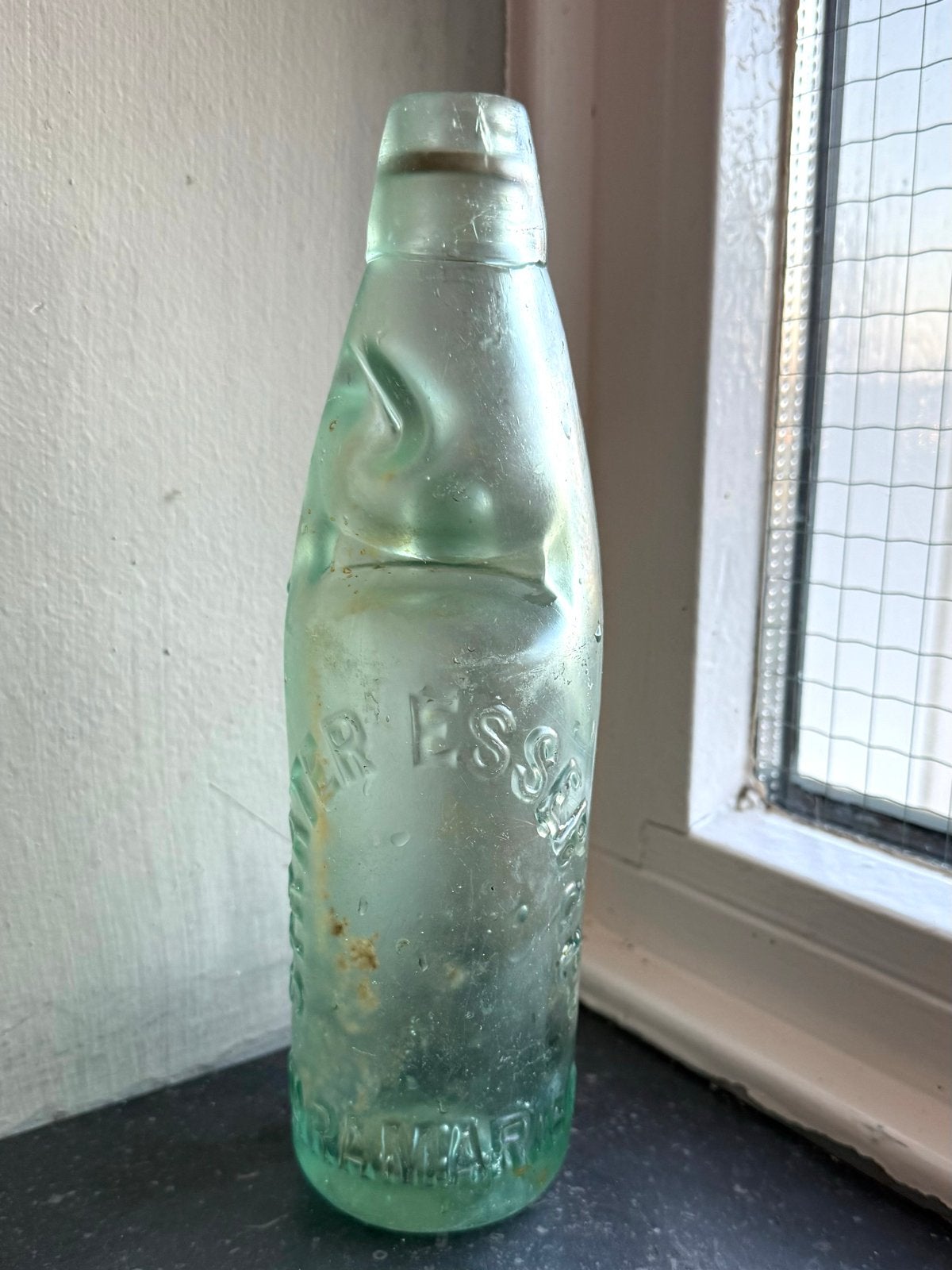 Antieke Codd-fles / Kogelfles - Rechterfles, Ophalen of Verzenden