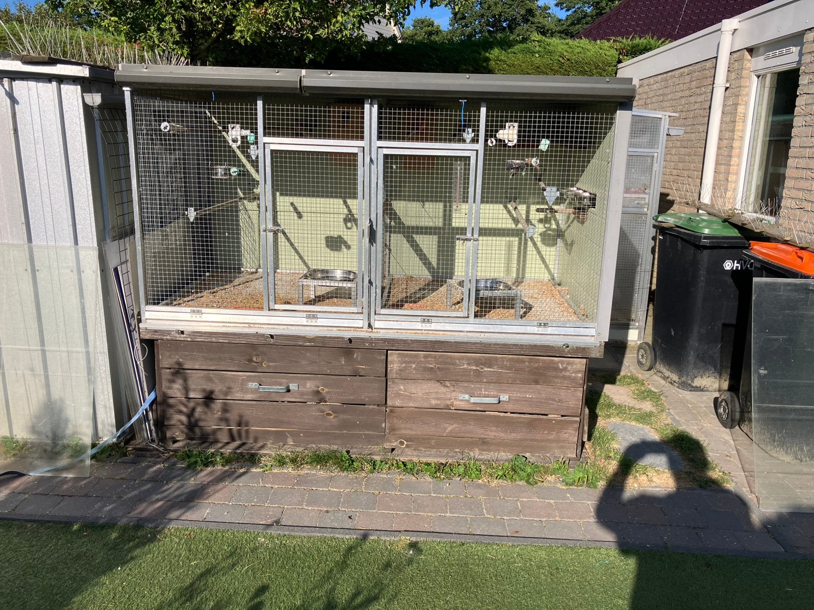 Dierenkooi buiten, Ophalen, Kooi, 90 cm of meer, 110 cm of meer