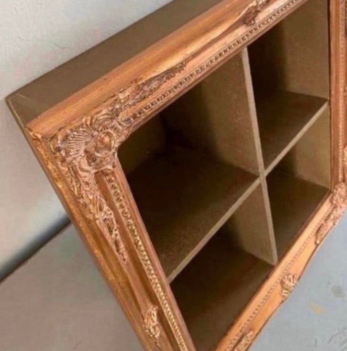 Gouden Barok Stijl Wandkastje, Ophalen