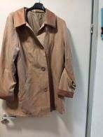Beige fluweel zachte jas met apparte kraag en mouwen, Ophalen of Verzenden, Nieuw, Maat 38/40 (M), Beige