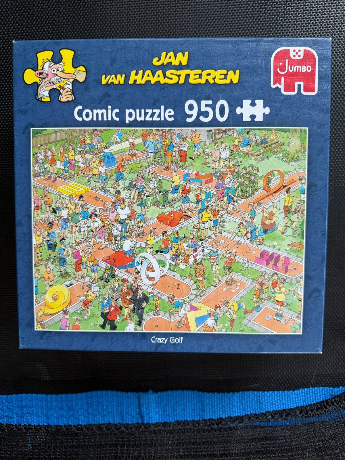 Jan van Haasteren Crazy midget Golf Puzzel 950 stukjes, Ophalen, 500 t/m 1500 stukjes, Zo goed als nieuw, Legpuzzel