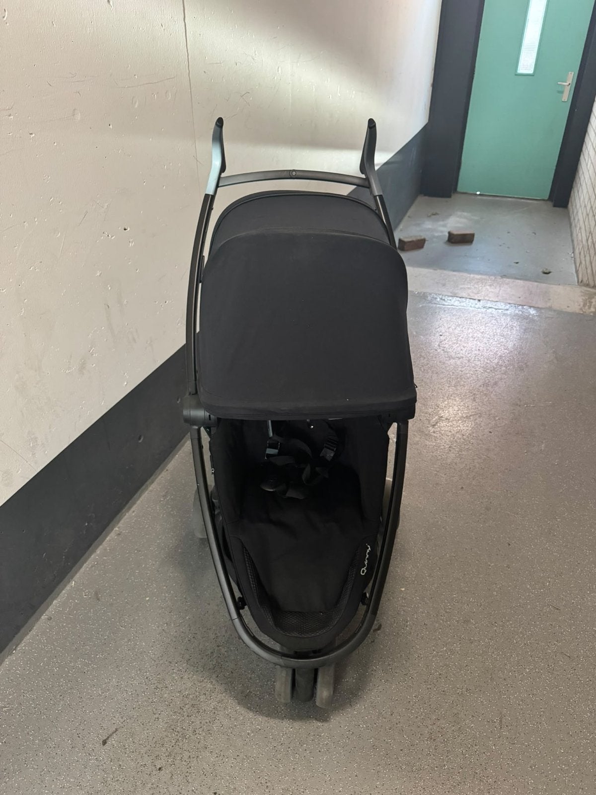 Quinny Zapp Flex Plus kinderwagen - Zwart, Kinderwagen, Zo goed als nieuw, Verstelbare duwstang, Quinny