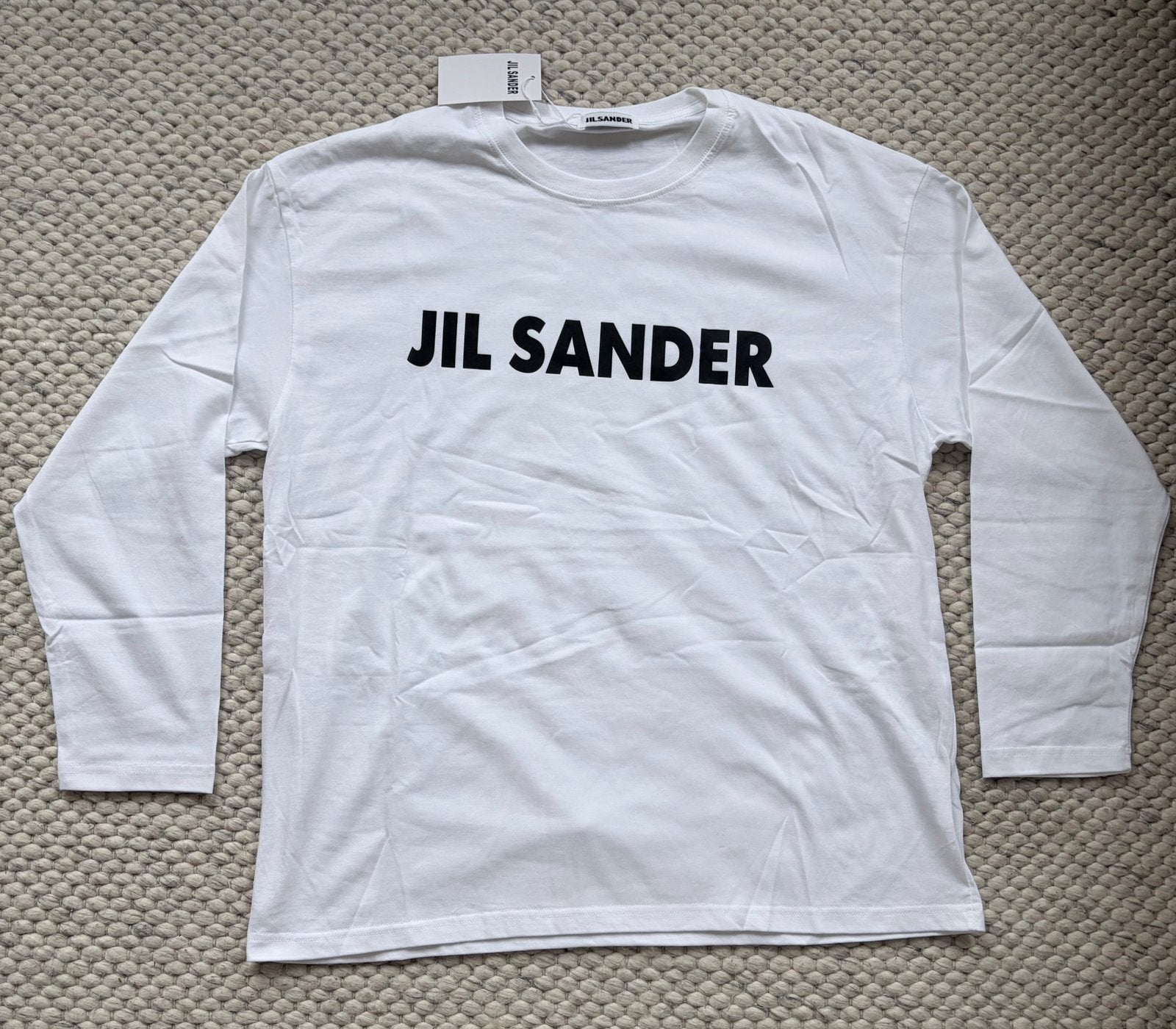 Jill sander longsleeve, Kleding | Heren, T-shirts, Ophalen of Verzenden, Zo goed als nieuw, Wit