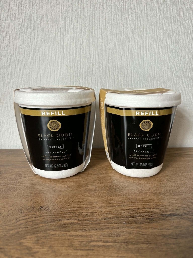 Rituals Black Oudh refill kaars 360g, Ophalen of Verzenden, Nieuw, Kaars, Rituals