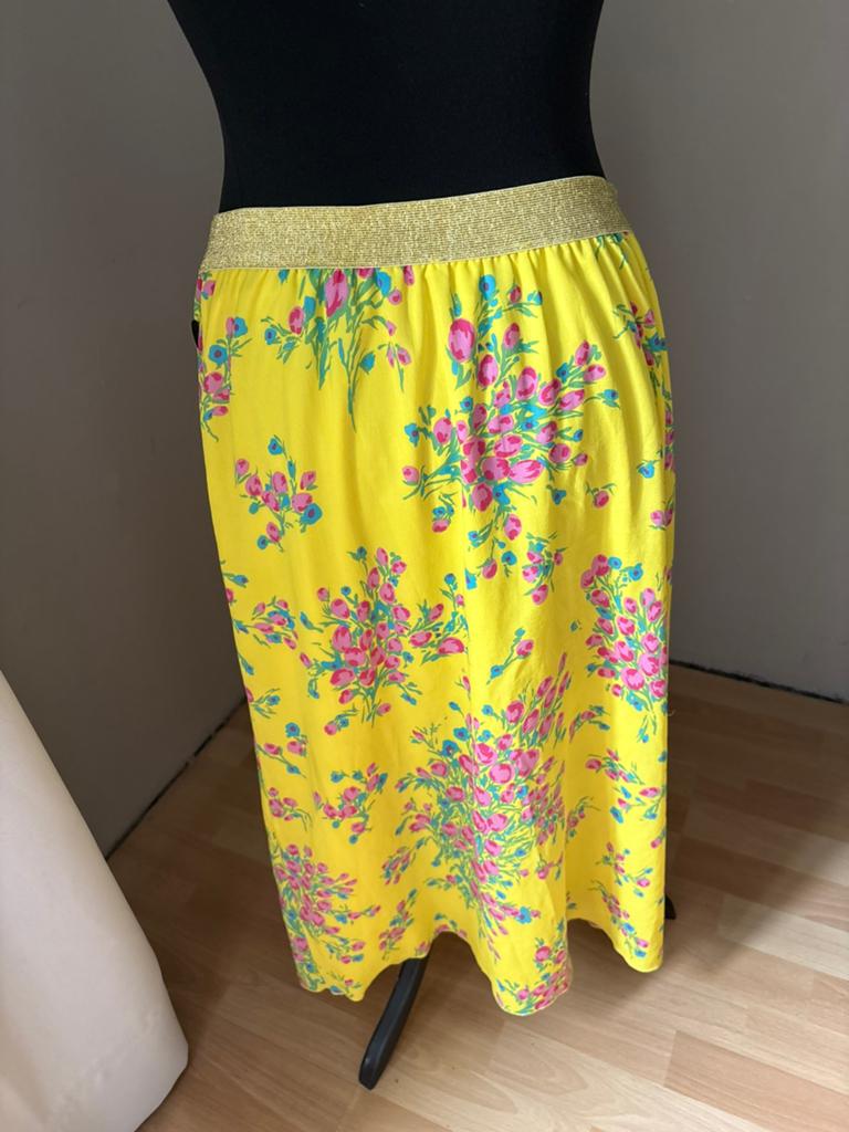 Dame Blanche mooie lange gele rok mt L ZGAN, Kleding | Dames, Rokken, Geel, Maat 42/44 (L), Ophalen of Verzenden, Zo goed als nieuw