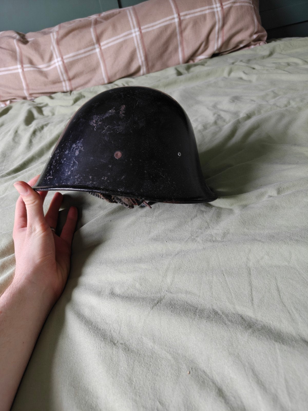 Nederlandse LBD helm wo2, Verzamelen, Verzenden, Landmacht, Nederland, Helm of Baret